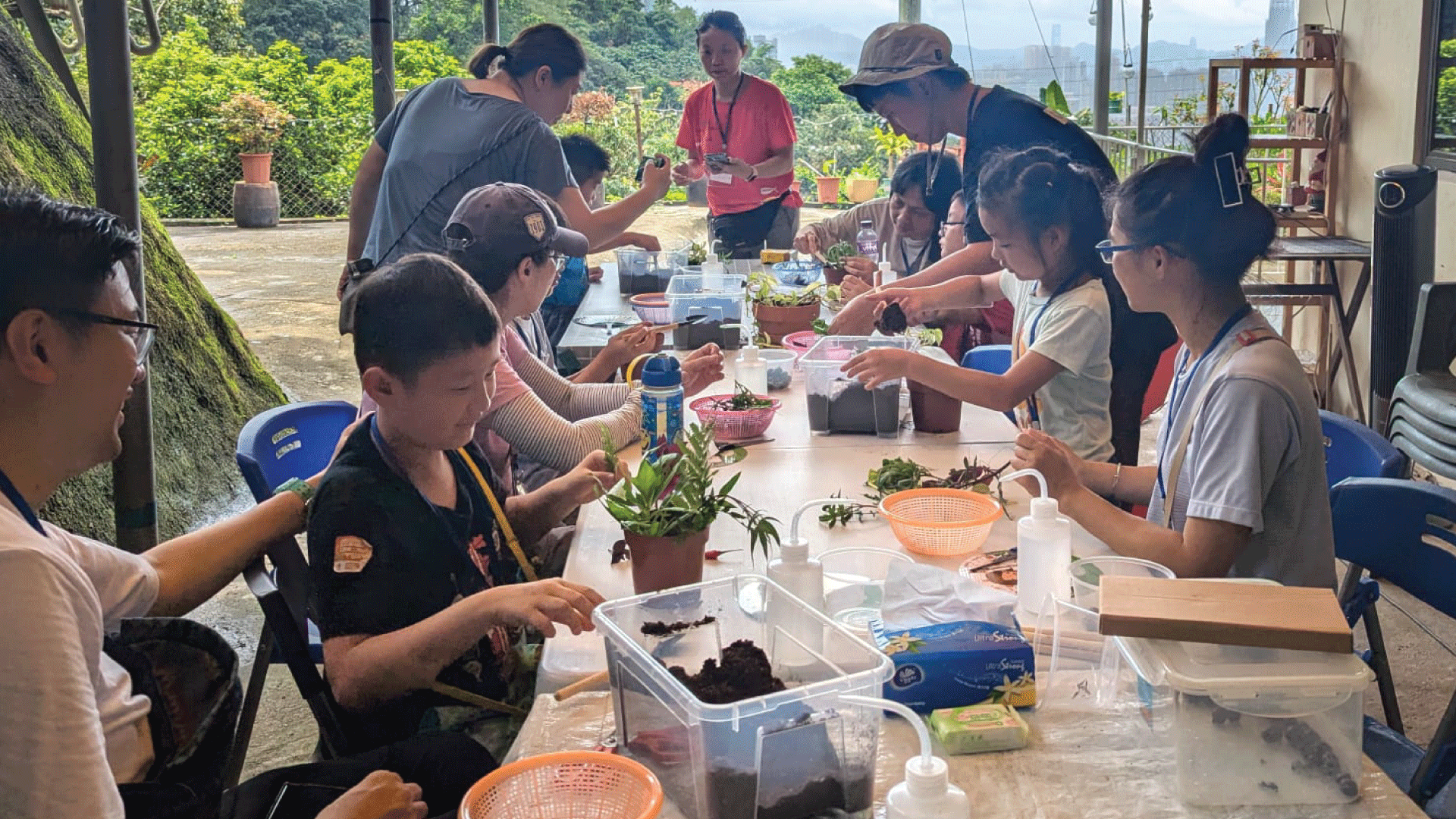 Drama workshop + gardening activity class